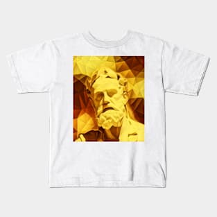 Xenophon Golden Portrait | Xenophon Artwork 13 Kids T-Shirt